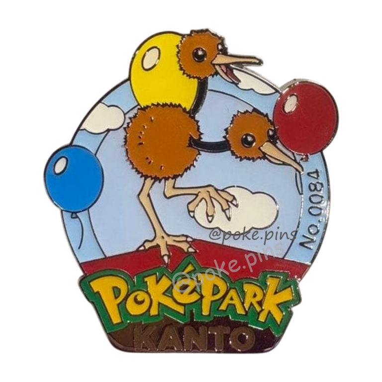 Pokemon PokePark Kanto Pin Badge 084・085 (Doduo - Dodrio)