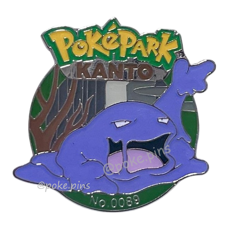 Pokemon PokePark Kanto Pin Badge 088・089 (Grimer - Muk)