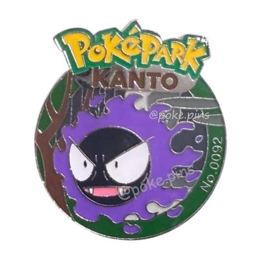 Pokemon PokePark Kanto Pin Badge 092・093・094 (Gastly - Haunter - Gengar)