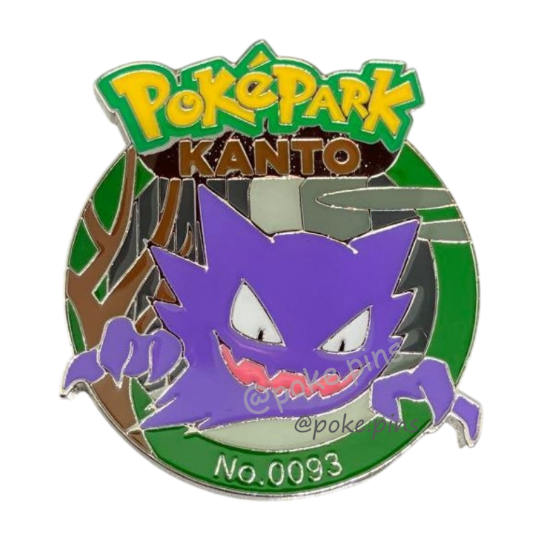 Pokemon PokePark Kanto Pin Badge 092・093・094 (Gastly - Haunter - Gengar)