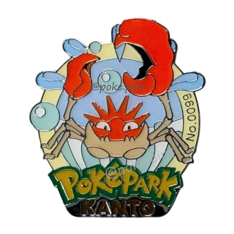 Pokemon PokePark Kanto Pin Badge 098・099 (Krabby - Kingler)