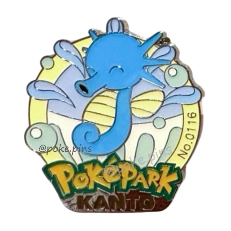 Pokemon PokePark Kanto Pin Badge 116・117 (Horsea - Seadra)