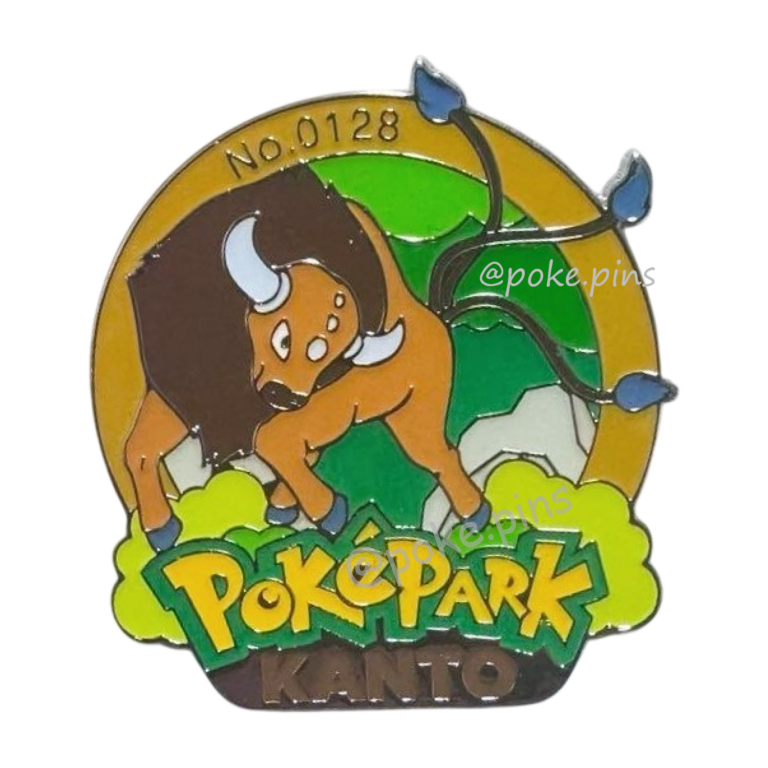 Pokemon PokePark Kanto Pin Badge 128 (Tauros)