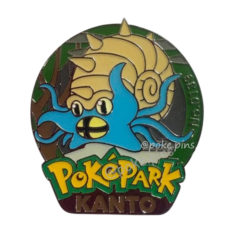 Pokemon PokePark Kanto Pin Badge 138・139 (Omanyte - Omastar)