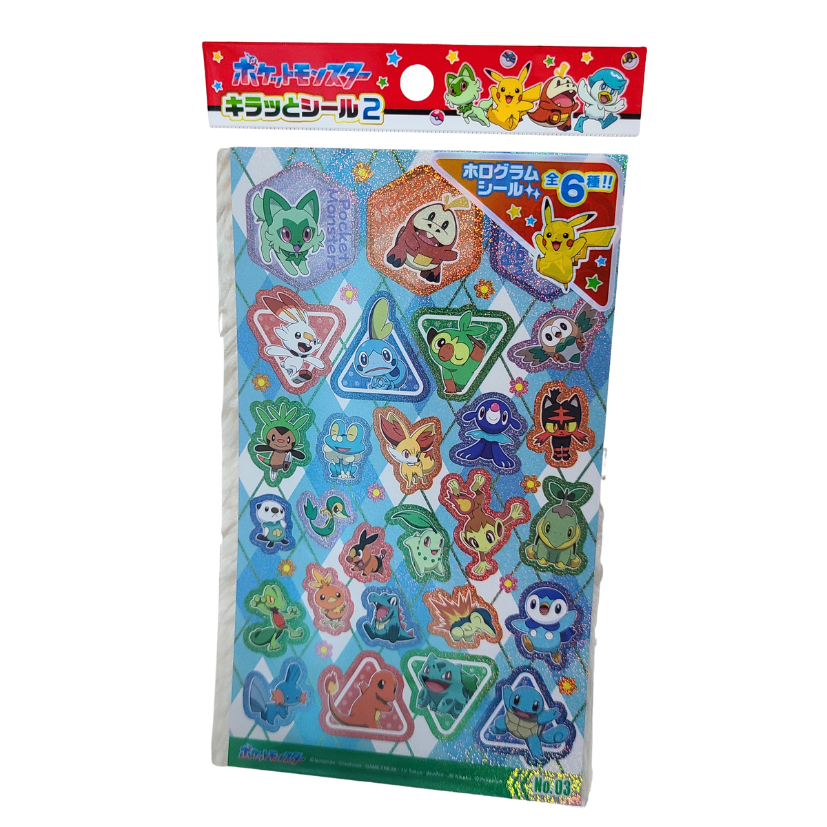 Pokemon Kiratto Seal 2 Sticker Sheet