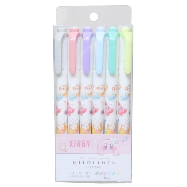 Kirby 6-Color Mildliner Set