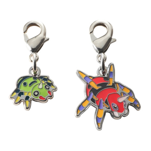 Pokemon National Pokedex Metal Charm 167 Spinarak・168 Ariados
