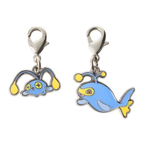 Pokemon National Pokedex Metal Charm 170 Chinchou・171 Lanturn