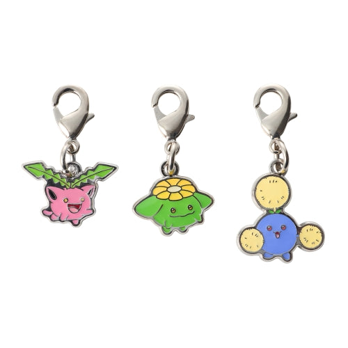 Pokemon National Pokedex Metal Charm 187 Hoppip・188 Skiploom・189 Jumpluff