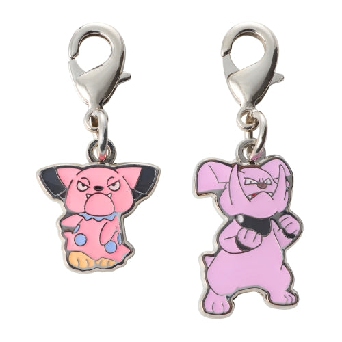 Pokemon National Pokedex Metal Charm 209 Snubbull・210 Granbull