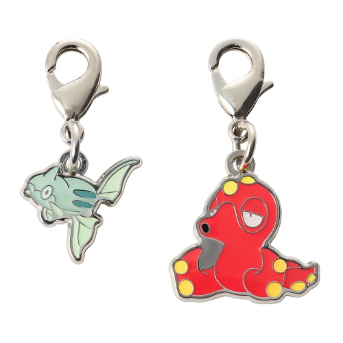 Pokemon National Pokedex Metal Charm 223 Remoraid・224 Octillery