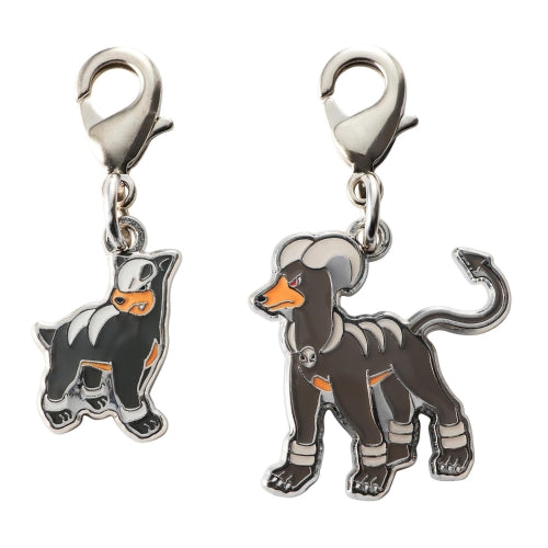 Pokemon National Pokedex Metal Charm 228 Houndour・229 Houndoom