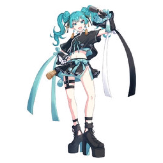 Hatsune Miku Modern China Series Big Acrylic Keychain with Stand