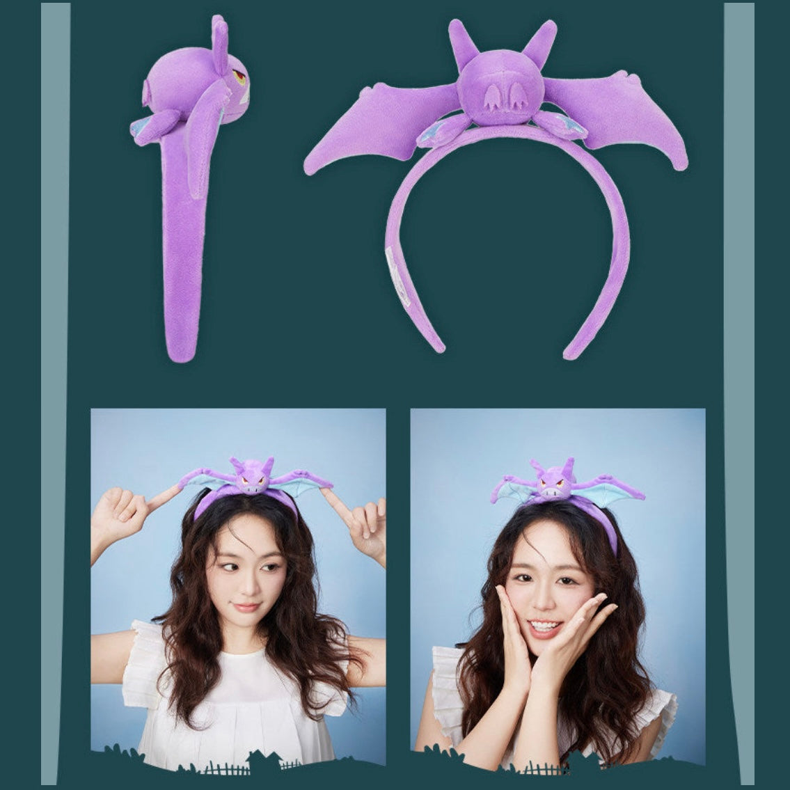 Pokemon Bats Come Home Series Crobat Headband