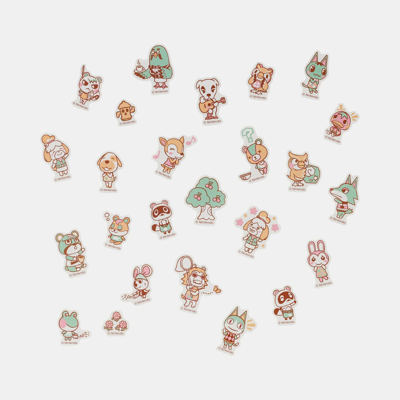 Animal Crossing Nintendo TOKYO Store Flake Sticker Pack