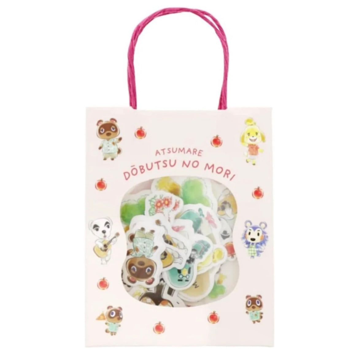 Animal Crossing Nintendo Store OSAKA Mini Gift Bag Sticker 60 Pack