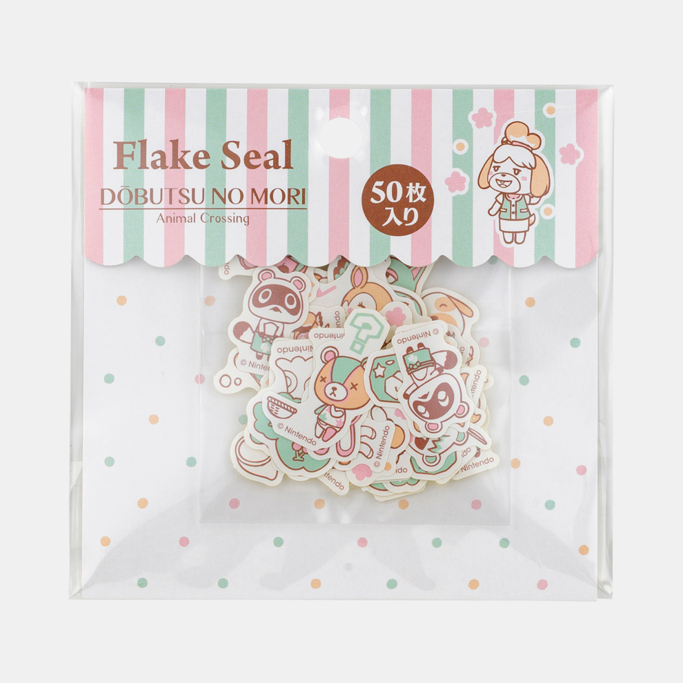 Animal Crossing Nintendo TOKYO Store Flake Sticker Pack