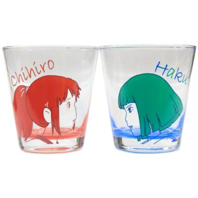 Studio Ghibli Spirited Away Pair Glasses - Chihiro & Haku