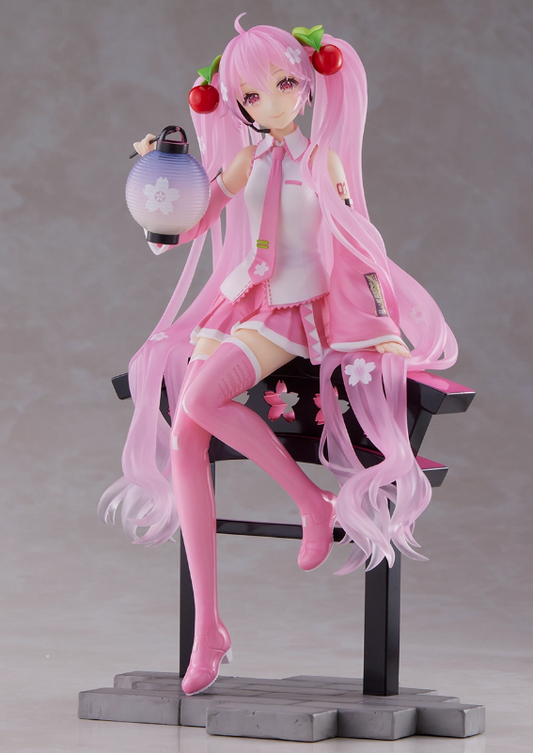 Hatsune Miku Sakura Miku AMP Plus Sakura Lantern Figure