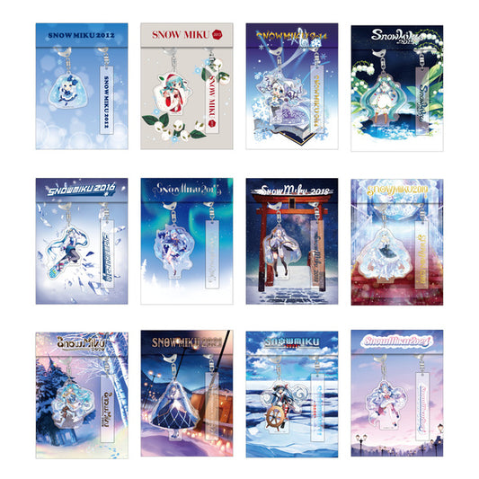 Hatsune Miku Snow Miku Sky Town AS Acrylic Charm Set 2012-2023