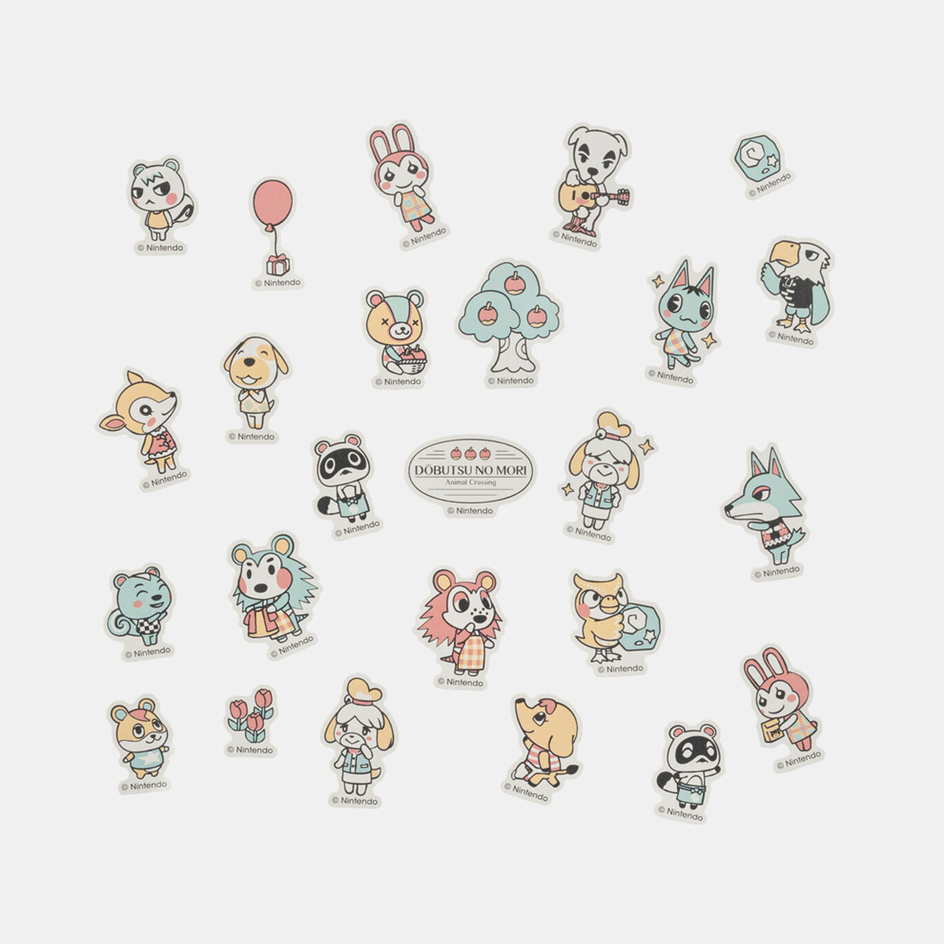 Animal Crossing Nintendo TOKYO Store Flake Sticker Pack