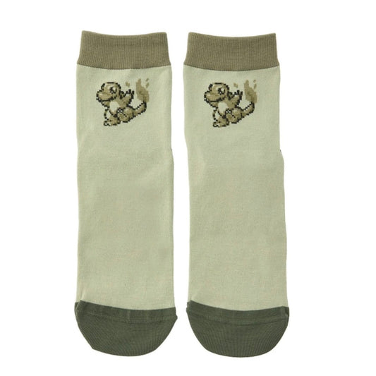 Pokemon 8-bit Charmander Mid-Calf Socks