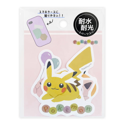 Pokemon Mini Deco Collage Sticker Pikachu Jigglypuff Psyduck