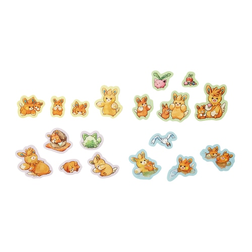 Pokemon Pamo No Mure (A Pack of Pawmi) Assorted Stickers