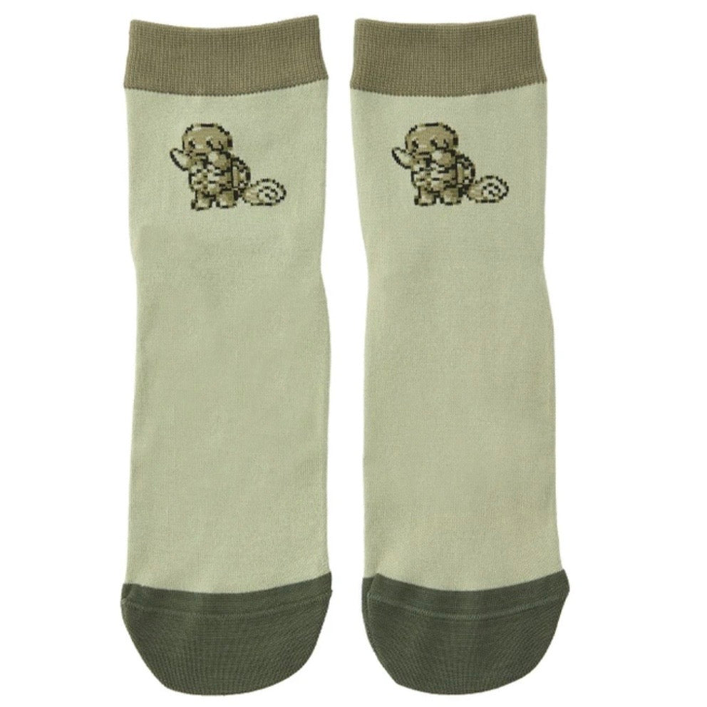 Pokemon 8-bit Squirtle Mid-Calf Socks