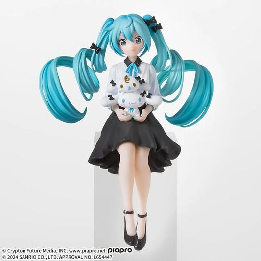 Hatsune Miku x Cinnamoroll Premium Chokonose Figure Sumashi Ver