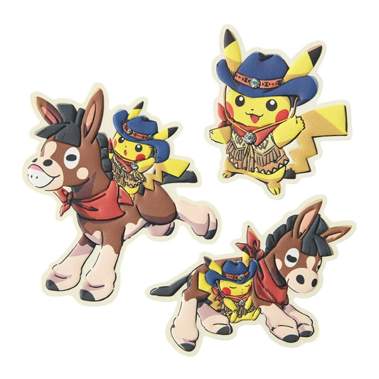 Pokemon Run Run! Desert Leather-like Sticker Set