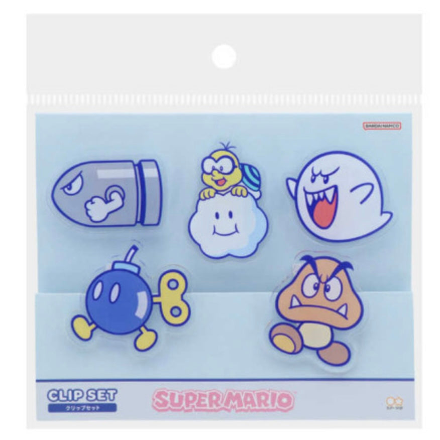 Super Mario Limited Acrylic Clip Set of 5
