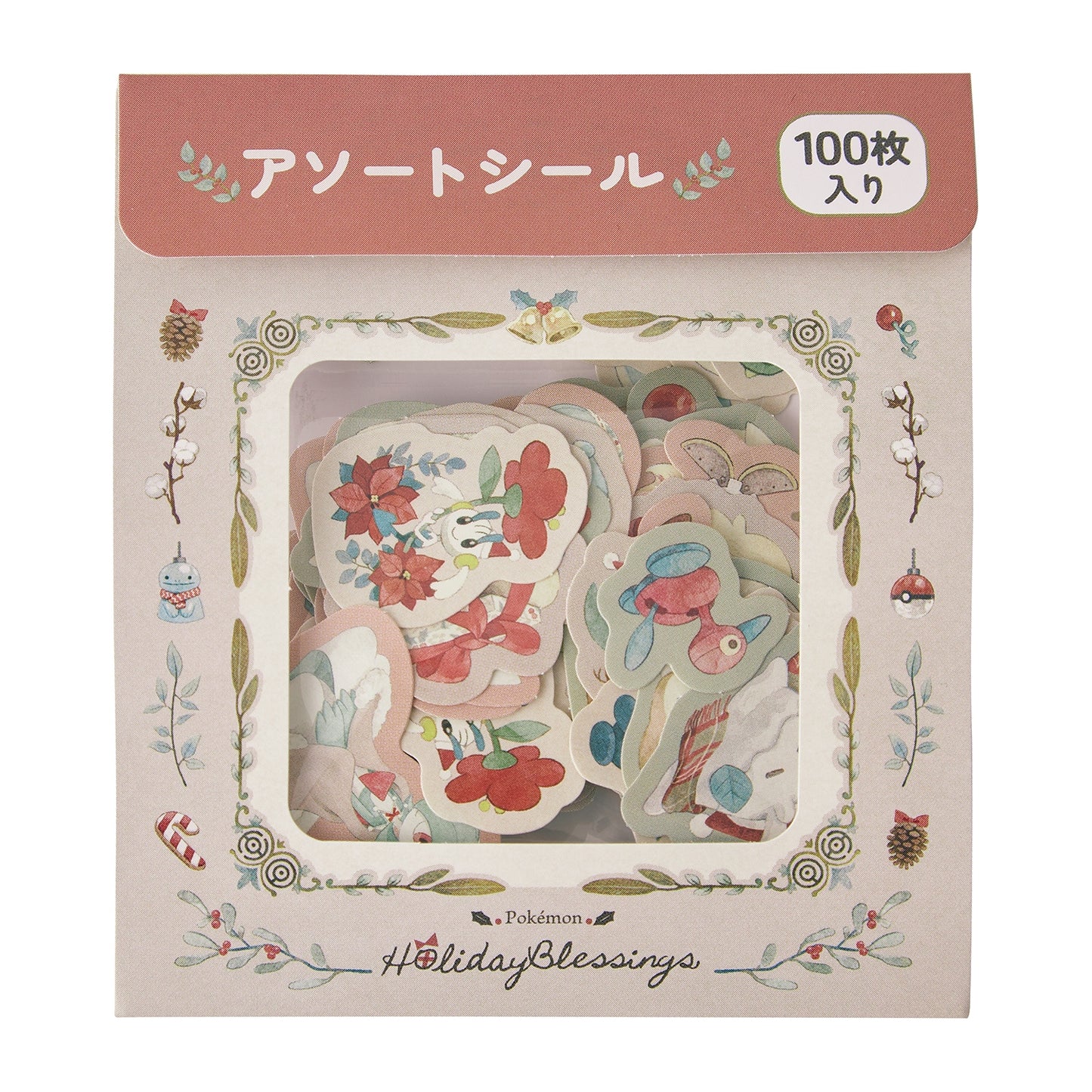 Pokemon Holiday Blessings Assorted Sticker