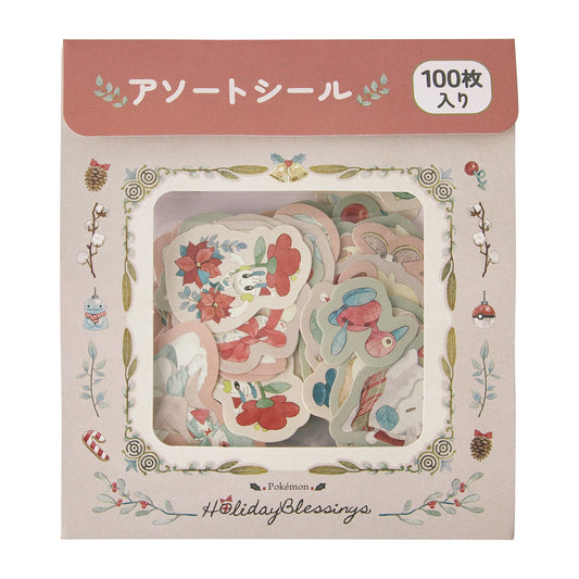 Pokemon Holiday Blessings Assorted Sticker