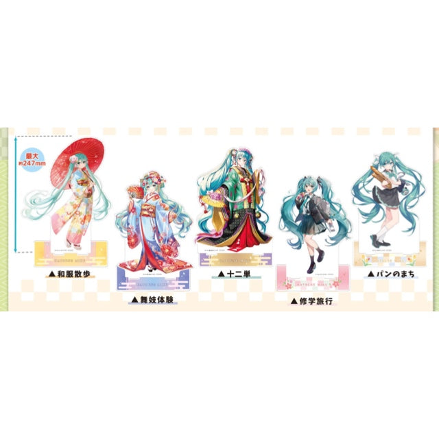 Hatsune Miku 16th Anniversary Hannari Kyoto POP UP SHOP Acrylic Stand