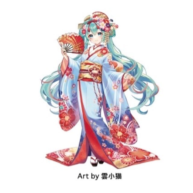 Hatsune Miku 16th Anniversary Hannari Kyoto POP UP SHOP Acrylic Stand