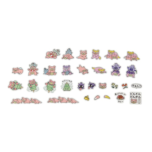 Pokemon Dondon Donkan Yan Assorted Stickers