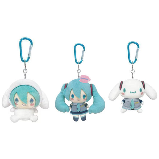 Hatsune Miku x Cinnamoroll Sanrio Characters Cinnamoroll Mascot with Carabiner
