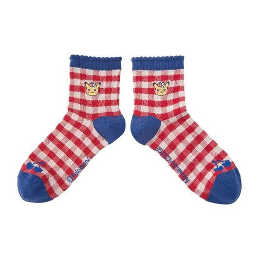 Pokemon Pikachu Diner Mid-Calf Socks (23–25 cm)
