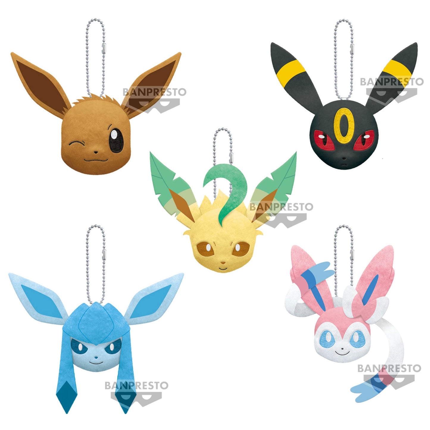 Pokemon Eevee and Friends Face Mascots