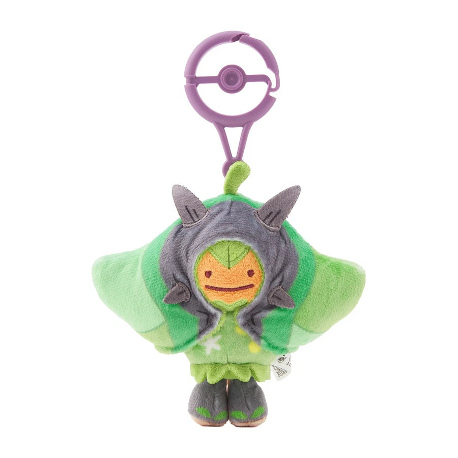 Pokemon Transformation! Ditto as Ogrepon Mascot Keychain