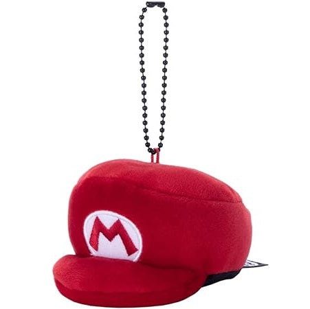 Nintendo Super Mario Mocchi Mocchi Mascot Keychain Plush - Mario's Hat