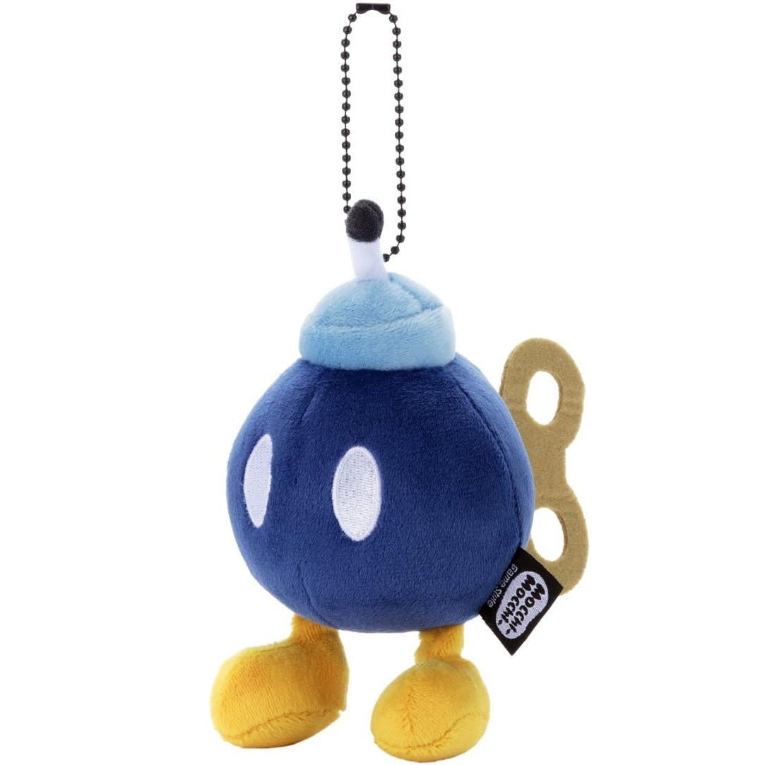 Mario Kart Mocchi Mocchi Mascot Keychain Plush - Bob-omb