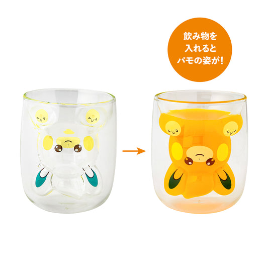 Pokemon Pamo No Mure (A Pack of Pawmi) Double Wall Glass Pamo