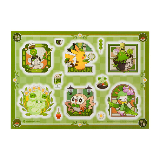 Pokemon Center Tea House Sticker Set