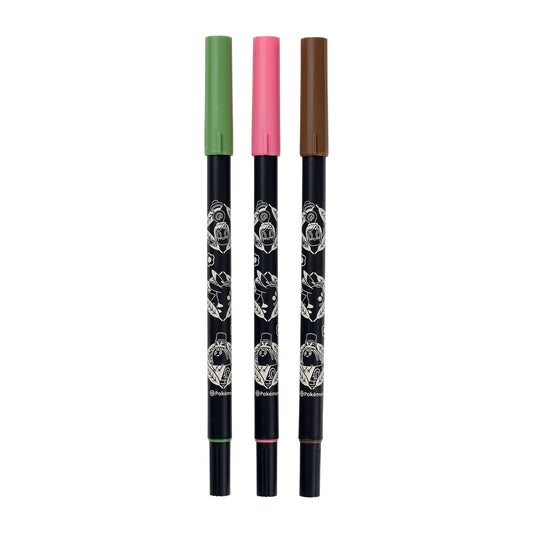 Pokemon Center Tea House Water-Based Marker 3-Color Set