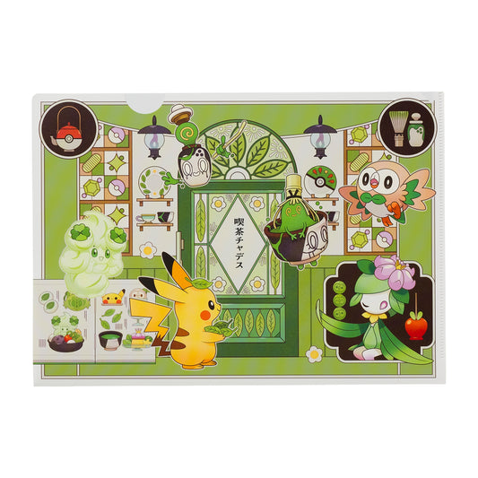 Pokemon Center Tea House A4 Clear File