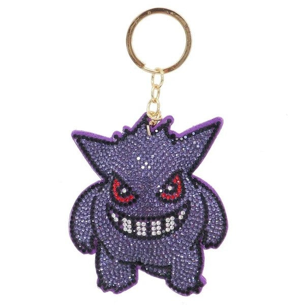 Pokemon Rhinestone Cleaner Gengar Keychain