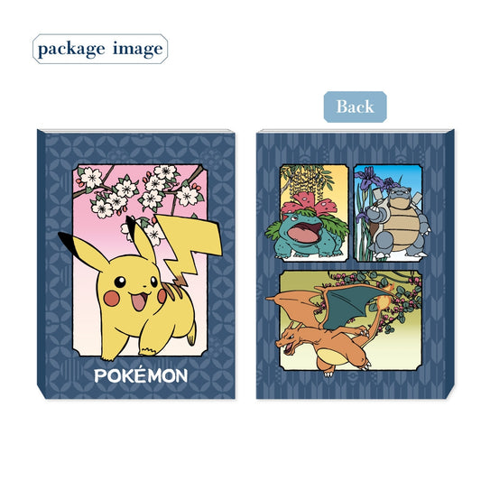 Pokemon Japanese Pattern Flip-up Memo Pad