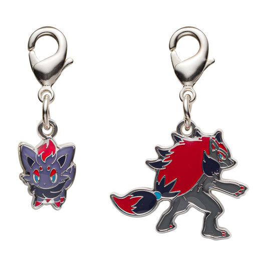 Pokemon National Pokedex Metal Charms 570 Zorua Line